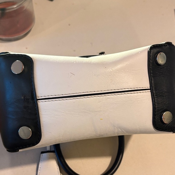 Michael Kors Two-Tone Black and White Satchel - Picture 6 of 8